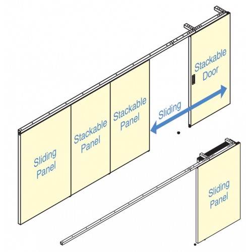 Stackable Partition Door System